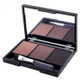 Professional Kit Long Lasting Eyebrow Powder Shadow Palette，With Soft Brush And Mirror(3)