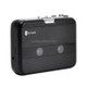 Tonivent TON007B Portable Bluetooth Cassette Player FM Radio (Black)