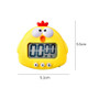 2 PCS Kitchen Baking Cartoon Animal Electronic Timer Alarm Clock Student Learning Timer(Yellow Chicken)