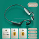 G100 Bluetooth 5.0 Wireless Ear-mounted Sports Waterproof Bone Conduction Earphone (Black)