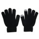 Two Finger Touch Screen Touch Gloves, For iPhone, Galaxy, Huawei, Xiaomi, HTC, Sony, LG and other Touch Screen Devices(Black)