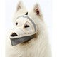 Small And Medium-sized Long-mouth Dog Mouth Cover Teddy Dog Mask, Size:M(Cream-coloured)
