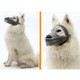 Small And Medium-sized Long-mouth Dog Mouth Cover Teddy Dog Mask, Size:XS(Gray)