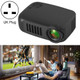 A2000 1080P Mini Portable Smart Projector Children Projector, UK Plug(Black)