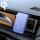 JJT-969 15W Max Output MagSafe Magnetic Car Air Outlet Bracket Wireless Charger for iPhone 12 Series(Blue)