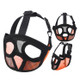 Pet Bulldog Mouth Cover Mask Pet Supplies，Full Net Cover Version, Size:L(Black)