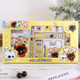 2 Sets 102 Primary School Student Activity Prize Cartoon Stationery Gift Children Stationery Set(Yellow Cat)