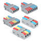 20 PCS LT-2 2 In 2 Out Colorful Quick Line Terminal Multi-Function Dismantling Wire Connection Terminal