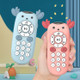 Children Simulation Deer Remote Control Mobile Phone Toy Baby Music Early Education Machine(Pink)