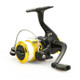 JL200 Plating Plastic 3 Ball Bearings Handle Fishing Spinning Reel  with Transparent Lines(Gold)