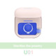 AD U01 Portable Ultraviolet Sterilization Mini Toothbrush Disinfection Box(Pink)