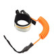 Surf Bodyboard Safety Hand Rope TPU Surfboard Paddle Towing Rope, The Length After Stretching: 1.6m(Orange)