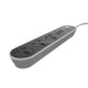 LDNIO SC3301 3 x USB Ports Travel Home Office Socket, Cable Length: 1.6m, US Plug