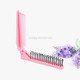 Portable Travel Folding Comb Anti-static Massage Comb(Pink)