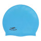 Adult Solid Color Waterproof Silicone Swimming Cap(Sky)