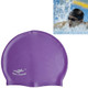 Adult Solid Color Waterproof Silicone Swimming Cap(Purple)