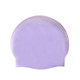 Glossy Seamless Pure Silicone High Elasticity Professional Swimming Cap(Purple)