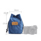 S.C.COTTON Liner Shockproof Digital Protection Portable SLR Lens Bag Micro Single Camera Bag Square Blue S