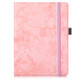 For 9-11 inch Marble Cloth Texture Horizontal Flip Universal Tablet PC Leather Case with Pen Slot & Holder(Pink)
