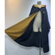 Loose Game Cosplay Cloak Robe (Color:Black Yellow Size:S)