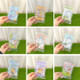 6 PCS Summer Children Plant Essential Oil Mosquito Repellent Bracelet Outdoor Mosquito Repellent Bracelet(Backpack Flower Rabbit)