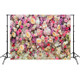 2.1m x 1.5m Flower Wall Simulation Rose Wedding Party Arrangement 3D Photography Background Cloth(H3)