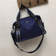 Nylon Inclined Shoulder Bag Luggage Handbag (Blue)