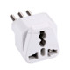 Plug Adapter, Travel Power Adaptor with Italian Plug(White)