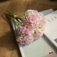 5 Heads Fake Flowers Artificial Flowers Peony Bouquet for Wedding and Home Decoration(Light Pink)