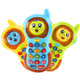 Children Intelligent Light Changing Face Phone Music Early Education Puzzle Simulation Phone, Random Color Delivery