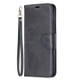 Retro Lambskin Texture Pure Color Horizontal Flip PU Leather Case for  Huawei P Smart  Z, with Holder & Card Slots & Wallet & Lanyard(Black)