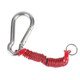 RV Trailer Spring Safety Rope Breakaway Cable, Safety Buckle Size:M8 x 80mm(Red)