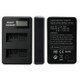 For Canon LP-E5 Smart LCD Display USB Dual-Channel Charger