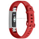 Solid Color Silicone Wrist Strap for FITBIT Alta / HR (Red)