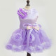 Pet Clothes Dog Spring Summer Thin Dress Rose Dress, Size: XS(Purple)