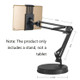Lazy Phone Tablet Computer Stand Bedside Desktop Multifunctional Cantilever Live Selfie Photography Stand, Specification: Distinguished + Phone Tablet Universal Clip
