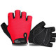 WEST BIKING YP0211218 Cycling Breathable Short Gloves Non-Slip Half Finger Gloves, Size: 2XL(Red)