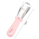 Stainless Steel De-icing Shovel Ice Scoop Freezer Multifunction Household Deicing Cleaning Gadget(Pink)