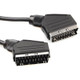 20 Pin SCART to SCART Lead Cable for DVD/HDTV/AV/TV, Cable Length: 1.5m