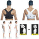 Magnetic Therapy Posture Corrector Brace Shoulder Back Support Belt for Men Women Adult Braces Supports Upper Correction Corset, Size:M(White)
