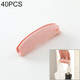 40 PCS Silicone Anti-stroke Handle Effort-saving Bag Carrier Plastic Bag Shopping Bag Handle Lifter(Pink)