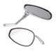 1 Pairs Motorcycle Electric Car Accessories Iron Rod Plating Mirror Rearview Mirror