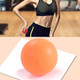 Fascia Ball Muscle Relaxation Yoga Ball Back Massage Silicone Ball, Specification: Flat Orange Ball