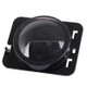 8W DC 12V Car SUV Refit LDE Wheel Eyebrow Turn Signal for Jeep Wrangler JK 07-17, Specification: Smoke Black with Aperture