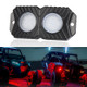 18W DC 12-24V 1.2A LED Double Row Car Bottom Light / Chassis Light / Yacht Deck Atmosphere Light (Red Light)