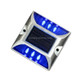 Solar Square Road Stud Light Car Guidance Light Road Deceleration Light, Constantly Bright Version (Blue)