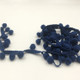 20 Yards 1.2cm Pompom Lace Ribbon Fur Ball Trim For Craft DIY Curtain Home Decorative Clothes Sewing Accessories(Navy)