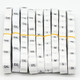 10 Roll 3.2 x 1.2cm Size Labels Polyester Cloth Clothing Label 1 Roll (about 380 PCs), Size:L(White)