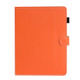 For 10 inch Universal Solid Color Horizontal Flip Leather Case with Card Slots & Holder & Pen Slot(Orange)