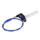 Off-road Motorcycle Modified 22mm Handle Throttle Clamp Hand Grip Big Torque Oil Visual Throttle Accelerator for with Cable(Blue with Blue Throttle Cable)